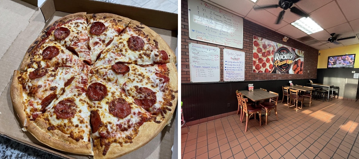 Rocko's Pizza Menu